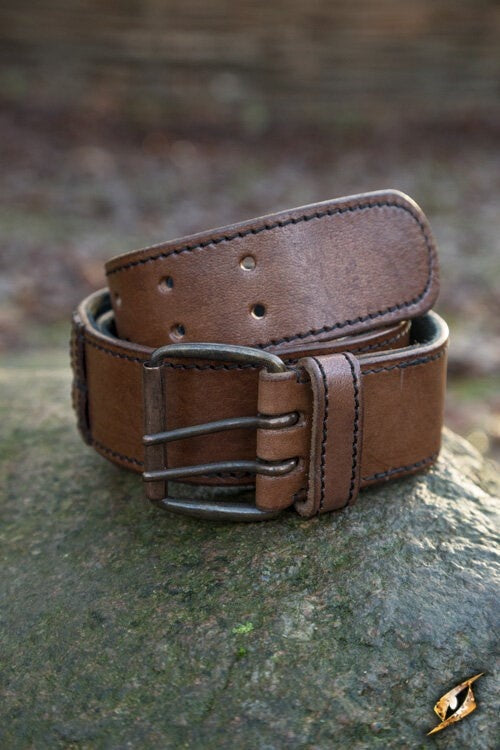 Ring belt, 120 cm, brown