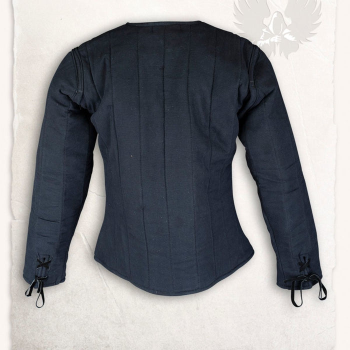 15th century arming doublet Aulber, black