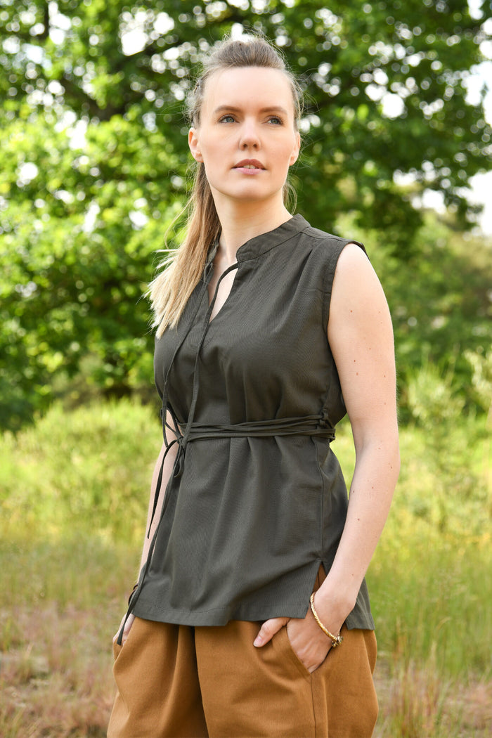 Blouse Levke, olive green