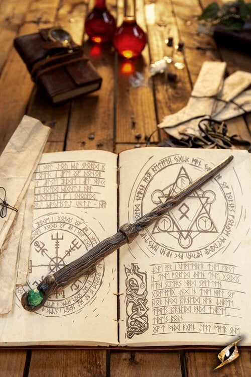 Zauberstab Druide, braun