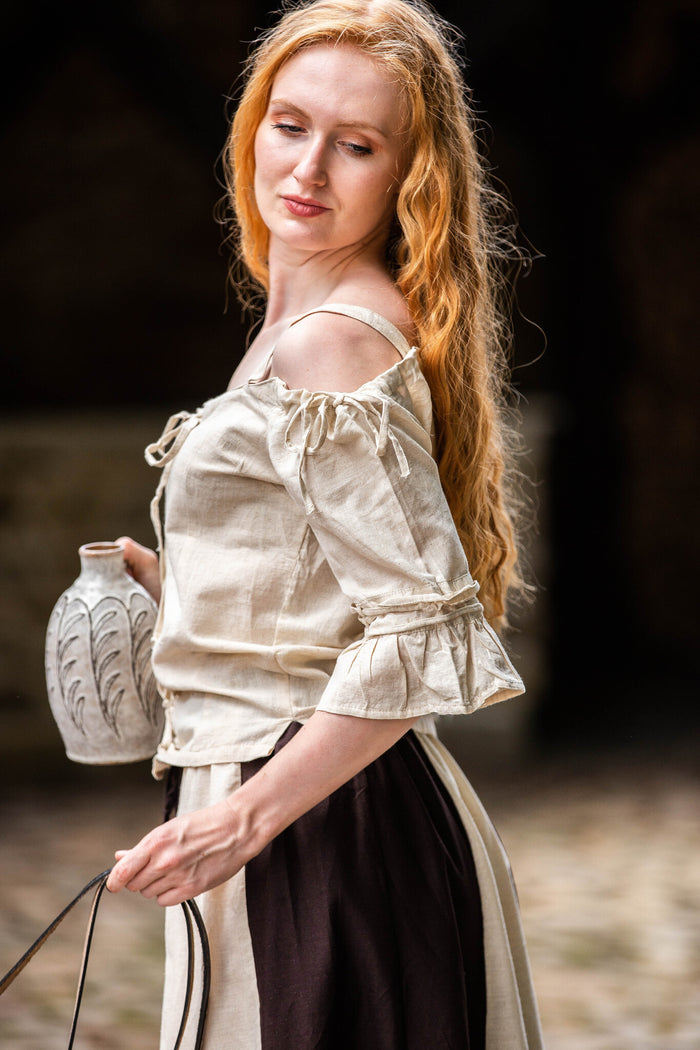 Baroque blouse Amelie cream