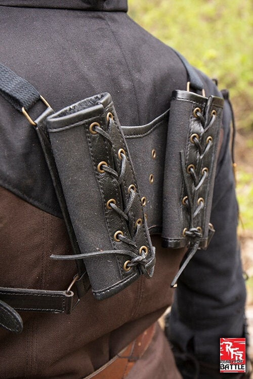 RFB Double LARP Sword Holder, Black