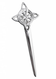 Kilt pin Celtic knot, brass
