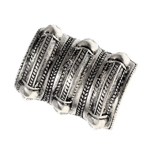 Germanic Iron Age ring Segerstad, silvered bronze