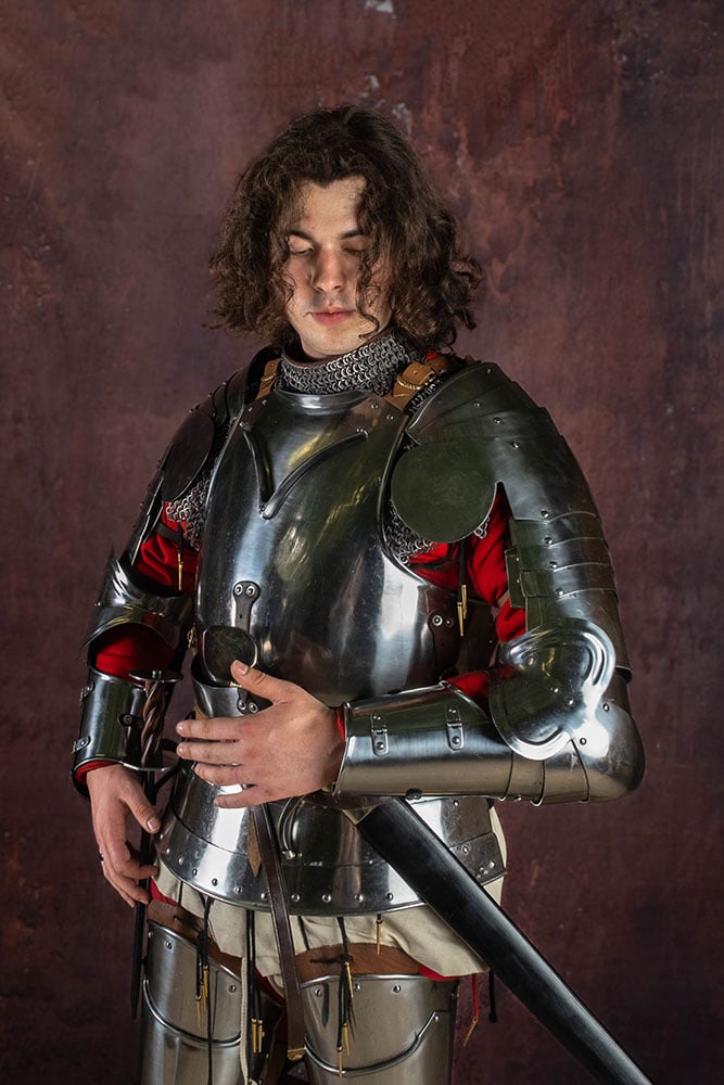 Vambraces, arm armour, 1450–1550, 1.6 mm