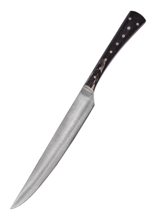 15th century horn eating knife, stainless steel