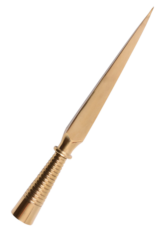 Spearhead & butt cap Greek dory, semi-sharp