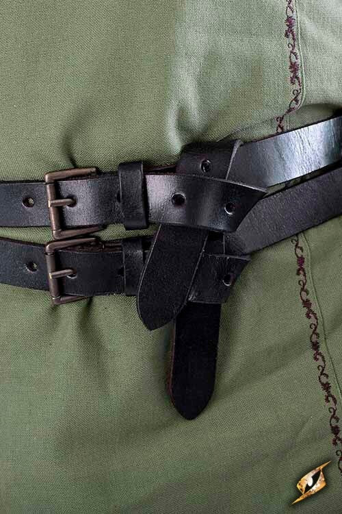 Twin X-belt, blue, 110 cm