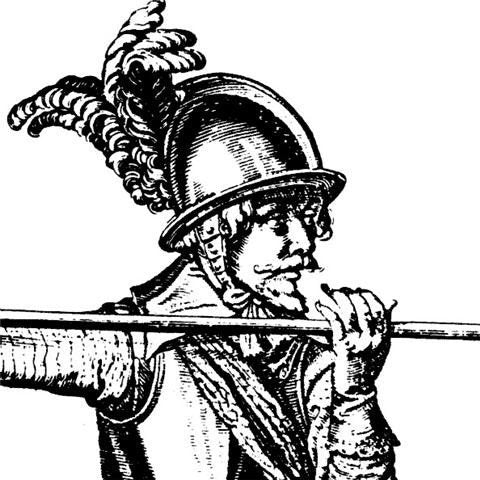 17th century pikemen helmet, 1.6 mm