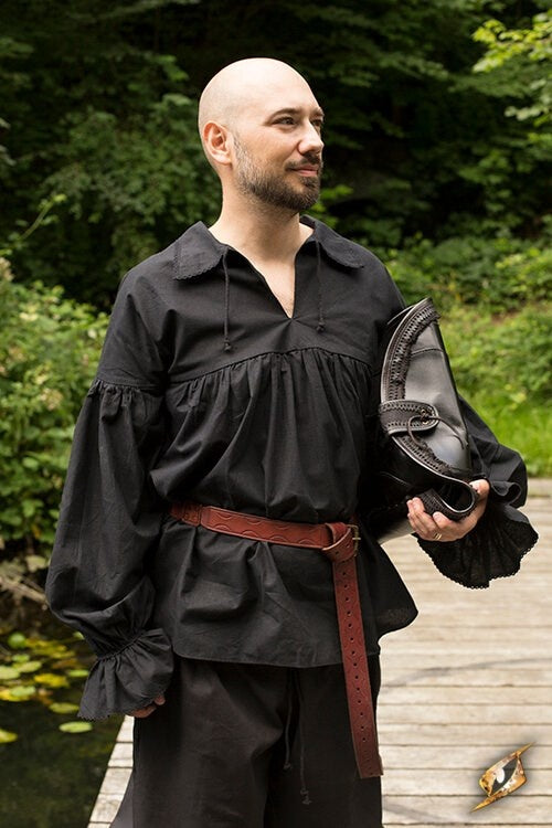 Pirate shirt Jack, black