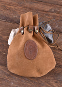 Celtic leather pouch