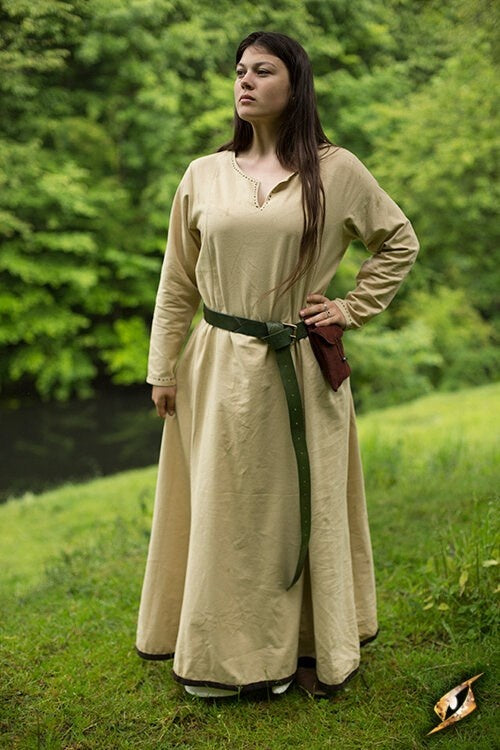 Cote, dress, beige/brown