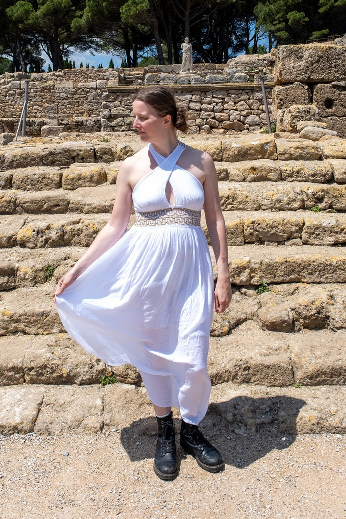Goddess Dress Persephone, white