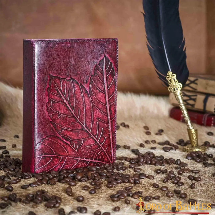 Leather Diary Autumn Leaf