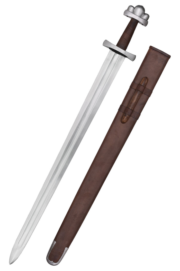 10th century Viking sword Petersen type S, semi sharp