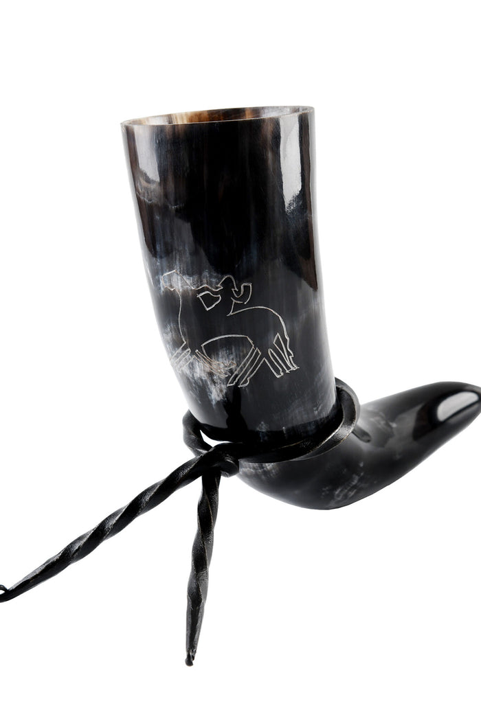 Drinking horn, Odin with Sleipnir, 200-300 ml