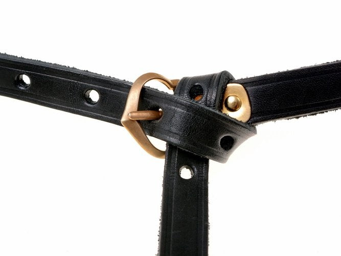 14th-15th century belt Beaufort, black, 151 cm