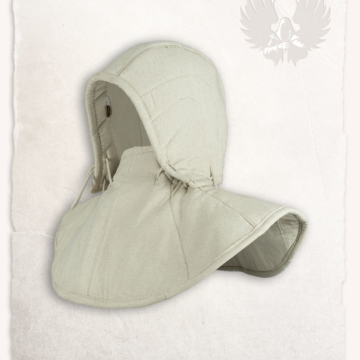 Gambeson hood and collar Aulber cream