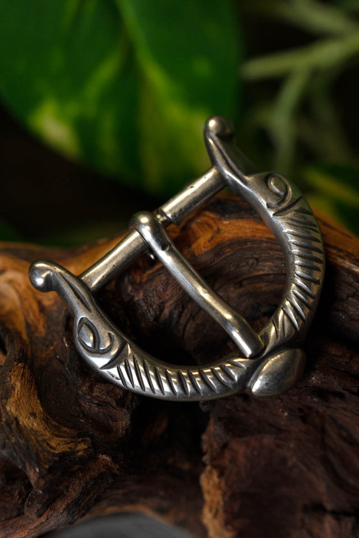 Viking buckle long-beaked birds