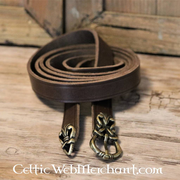 Belt from Fröjel, 165 cm, brown