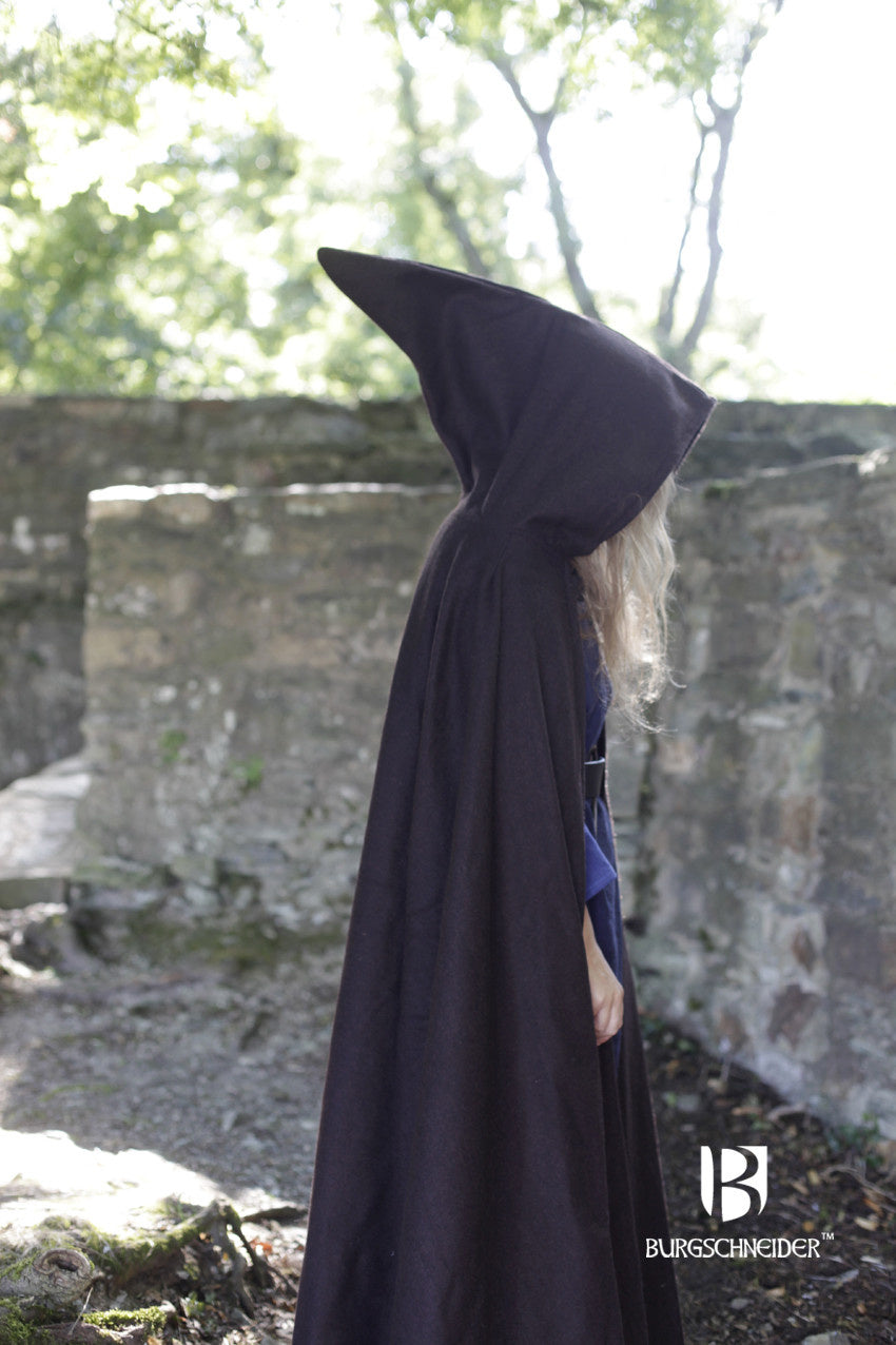 Cloak Hibernus, brown, wool blend
