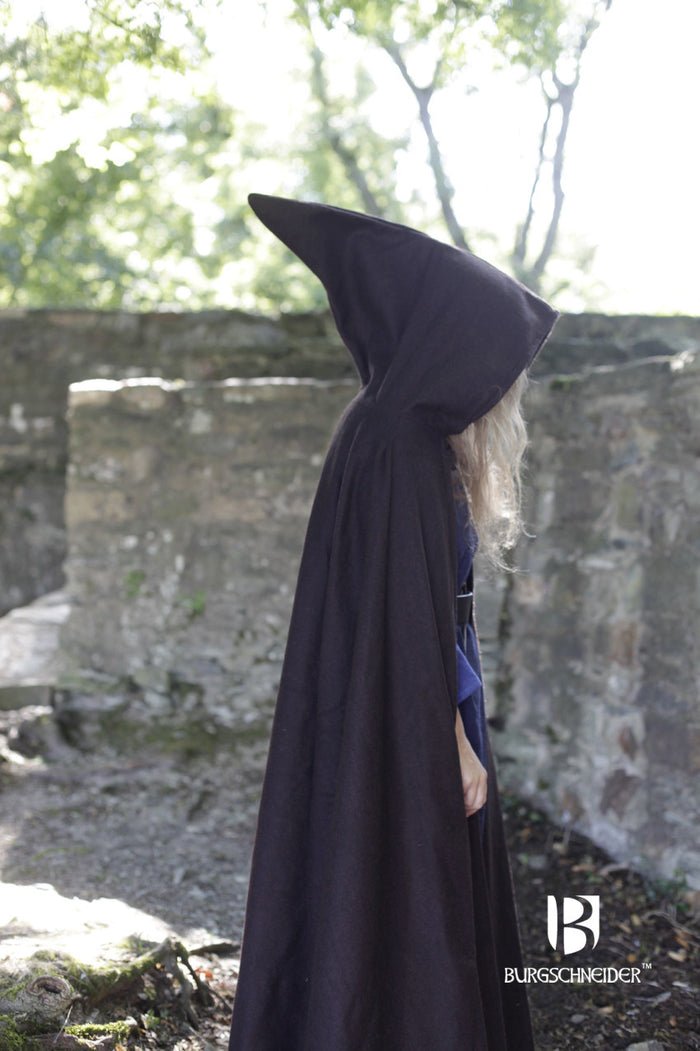 Cloak Hibernus, brown, wool blend