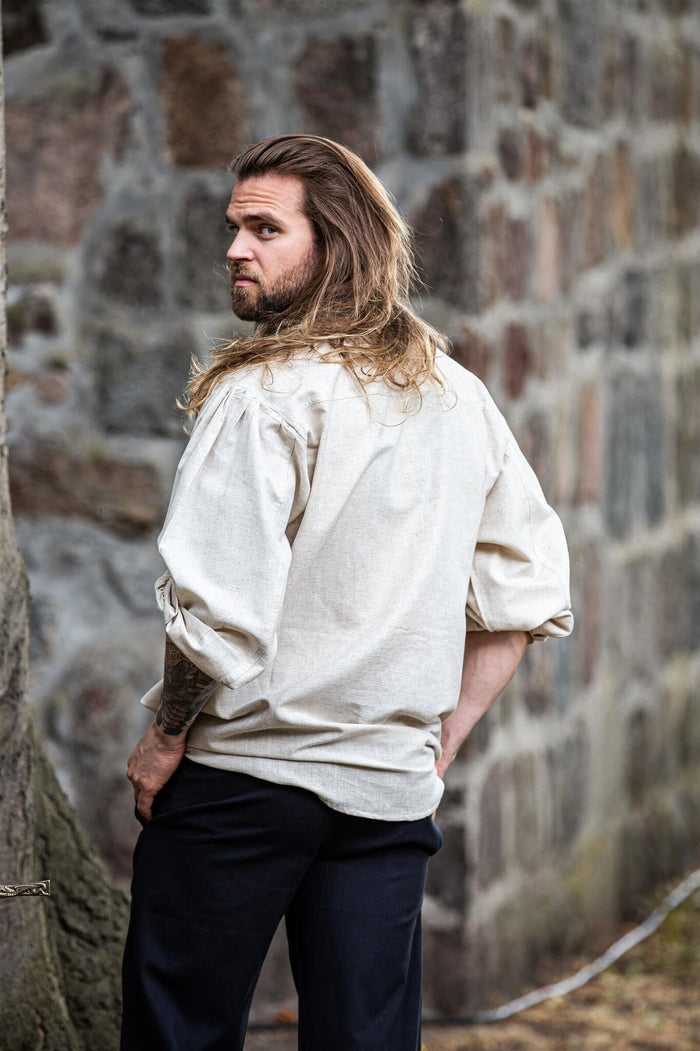 Medieval shirt Dagwin, cream