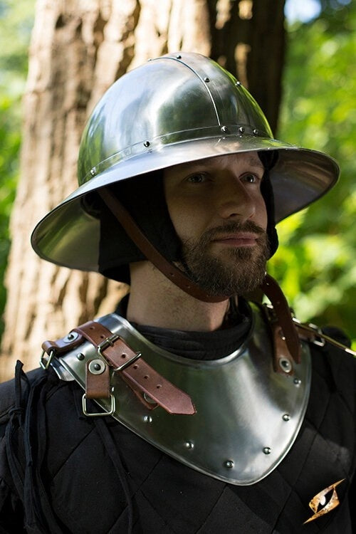 Medieval gorget Warrior, 1 mm