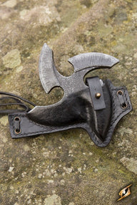 LARP shuriken with holder, black