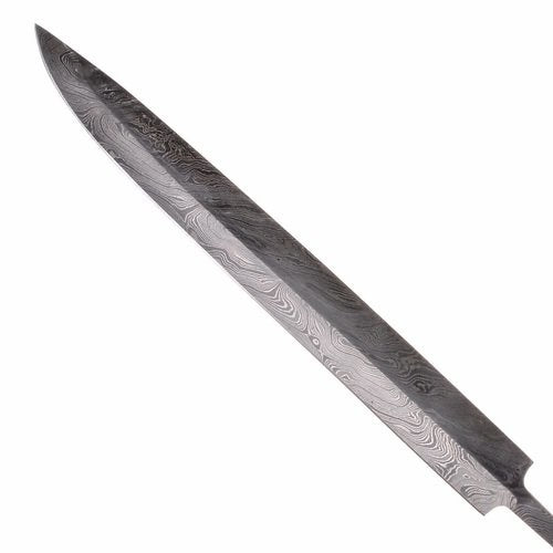 Alemannian seaxblade, damascus steel