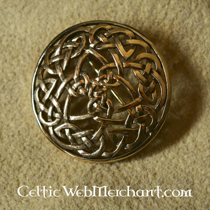 Round Celtic Brooch, Bronze