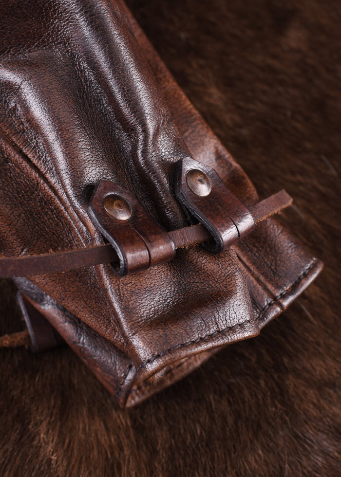 Large leather pouch Oslo