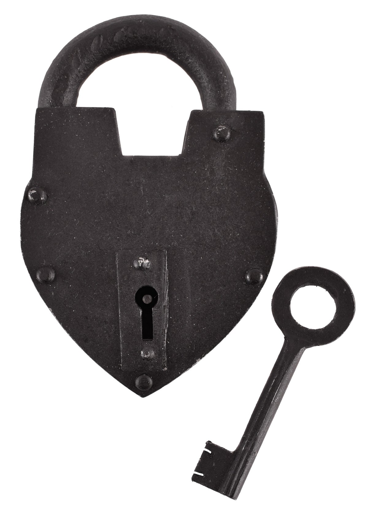 Historical heart-shaped padlock