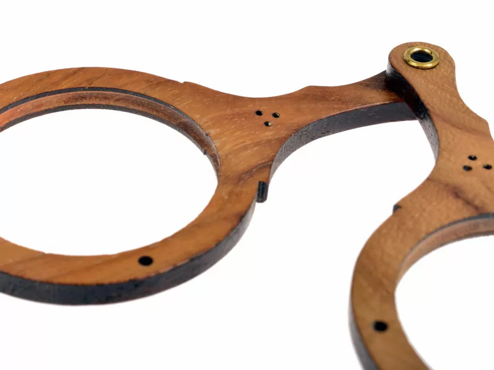 Wooden spectacle frame