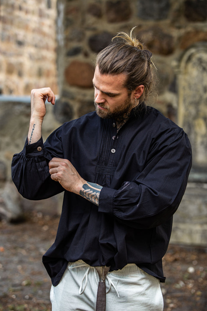 Button shirt, black