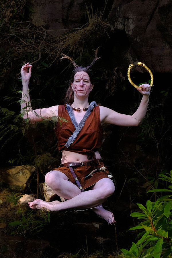 Réplica de torque de Snettisham, latón