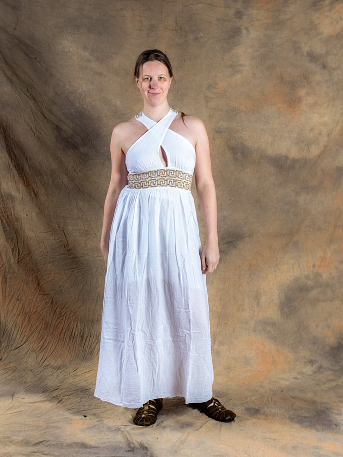 Goddess Dress Persephone, white