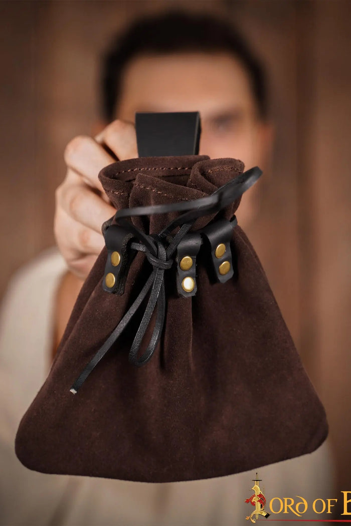 Medieval pouch Amelyn, brown