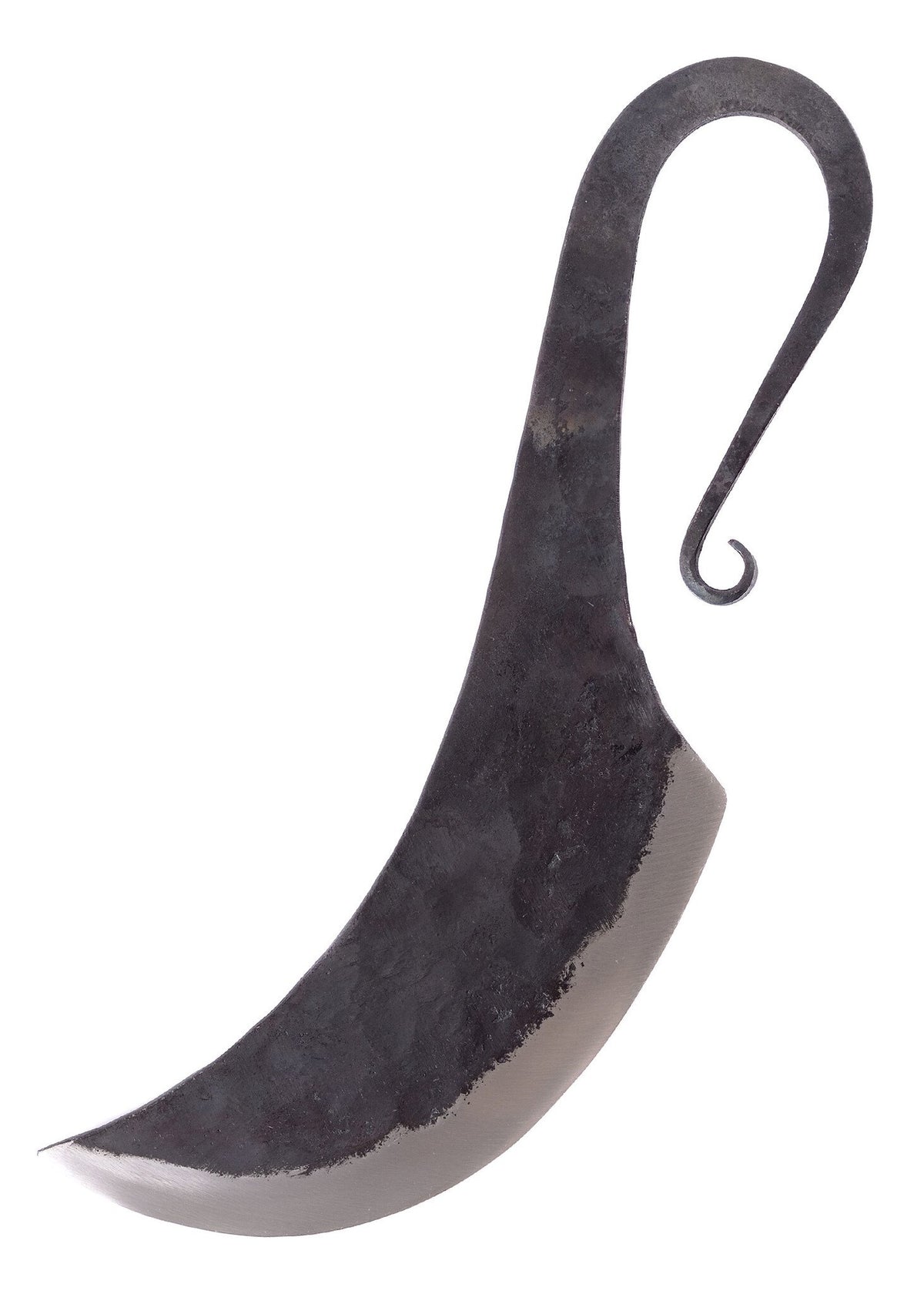 Hand-forged knife, semi-sharp