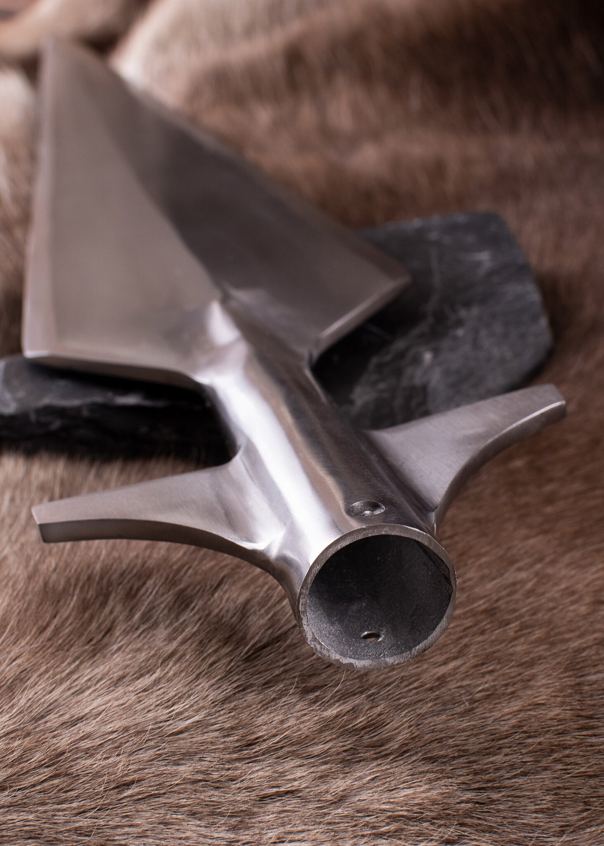 15th century winged lance, Bohemian earspoon, semi-sharp
