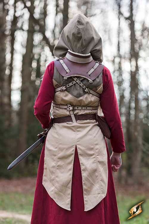 Female Armour Assassin, brown/beige