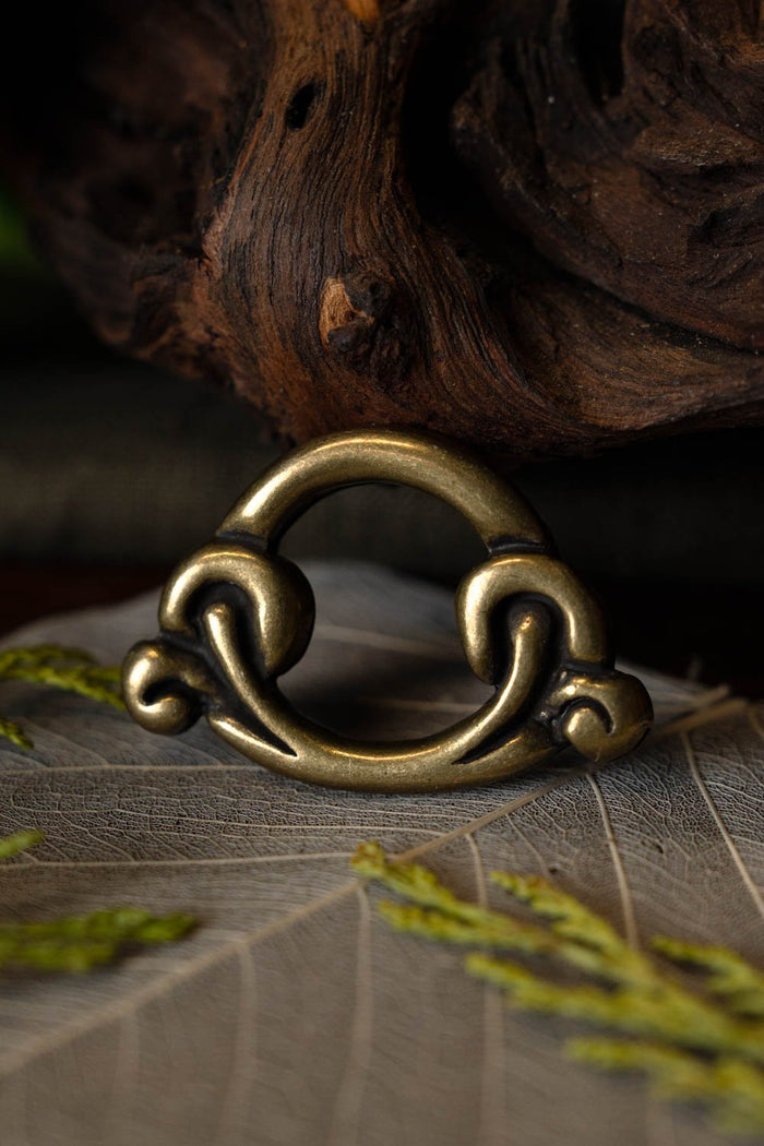 Birka ring for seax scabbard