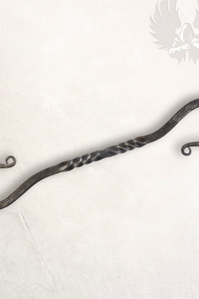 Hand-forged S-hook Gudrun twisted steel
