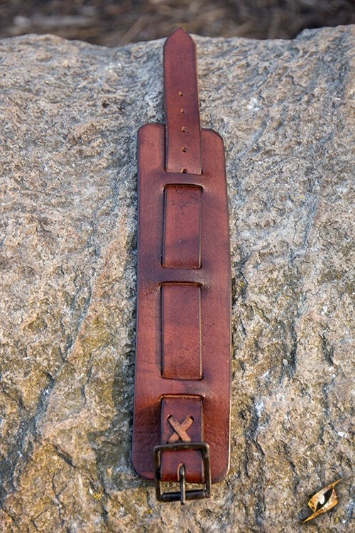 Cuff bracelet, leather