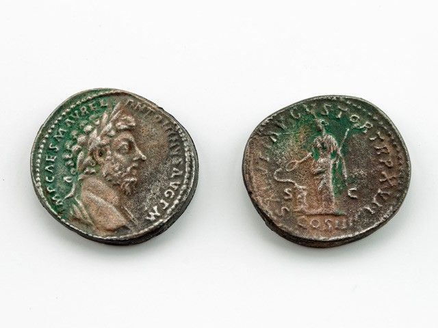 Roman coin Marcus Aurelius