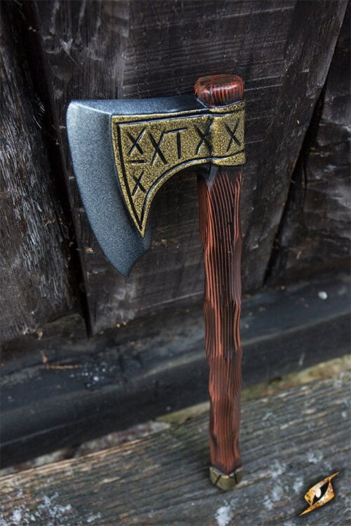 LARP Viking axe runes