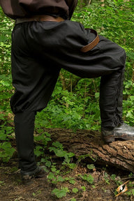 Viking trousers Rollo, black