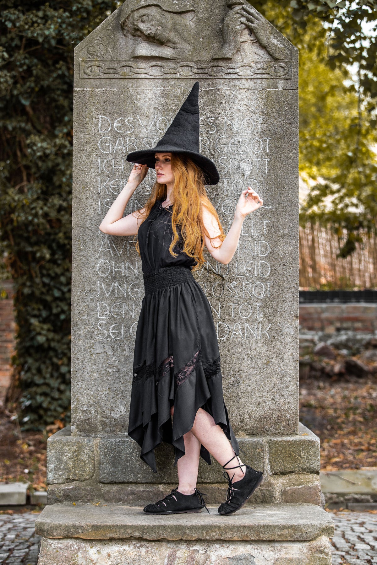 Witch skirt Selena, black
