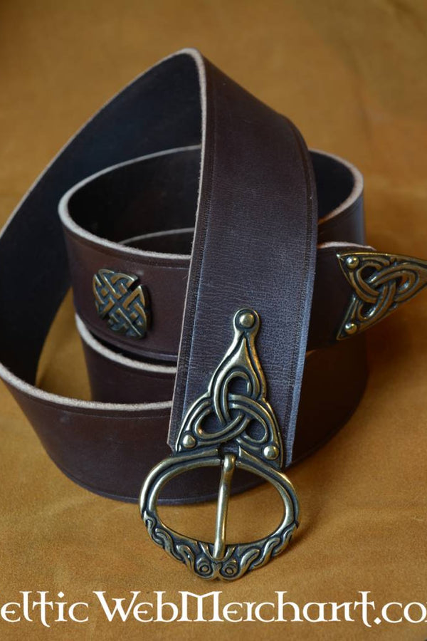 Belt Borre style deluxe, 165 cm, brown