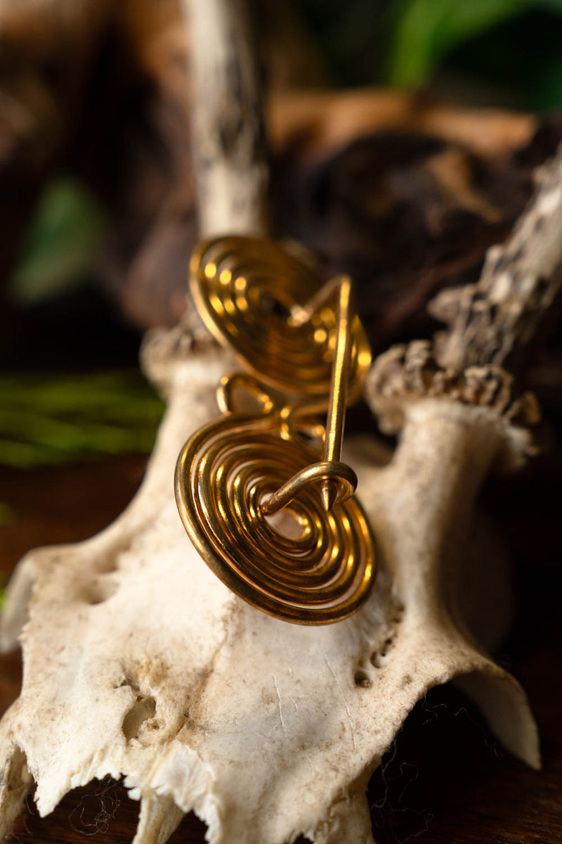 Spiralna fibula okularowa, mosiądz